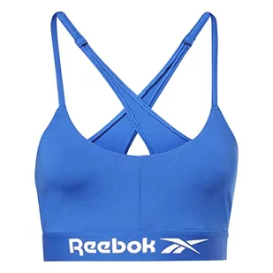 Reebok Damski biustonosz sportowy, niebieski Vector Glen Green, L - Biustonosze - miniaturka - grafika 1