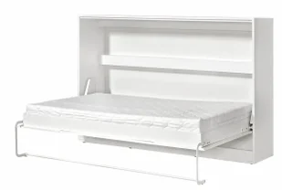 Półkotapczan rozkładany biały + czarny 120x200 F9-P65 - Łóżka - miniaturka - grafika 1