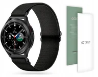 Akcesoria do smartwatchy - Czarny pasek silikonowy 20mm do Samsung Galaxy Watch - uniwersalny - miniaturka - grafika 1