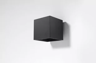 Sollux Lighting Kinkiet QUAD 1 czarny DEEP SPACE - Lampy ścienne - miniaturka - grafika 1