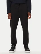 Spodnie sportowe męskie - Armani Exchange Spodnie dresowe 6DZPAB ZJKBZ 1200 Czarny Regular Fit - miniaturka - grafika 1