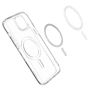 Etui APPLE IPHONE 15 Spigen Ultra Hybrid Mag MagSafe White transparentne - Etui i futerały do telefonów - miniaturka - grafika 7