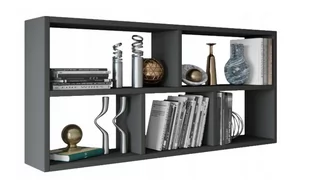 Półka Teo Antracyt Regał Na Książki Grafit Szary - Regały - miniaturka - grafika 1