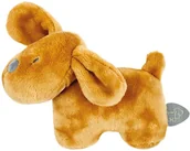 Grzechotki dla dzieci - NATTOU Plush toy-rattle caramel Dog, 15cm - miniaturka - grafika 1