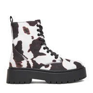 Botki damskie - Trzewiki DeeZee CEO-HY13123-1A Biały - miniaturka - grafika 1