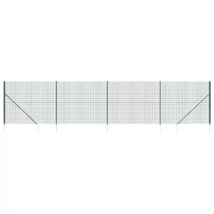 Ogrodzenie z siatki, z kotwami, zielone, 1,6x10 m Lumarko! - Ogrodzenia - miniaturka - grafika 3