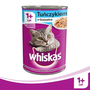 Whiskas Pasztet Z Tuńczyk 400G - Suplementy i witaminy dla kotów - miniaturka - grafika 1