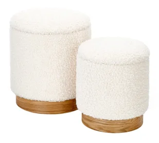 Komplet 2 puf ze schowkiem M8-M68 - Pufy i podnóżki - miniaturka - grafika 1