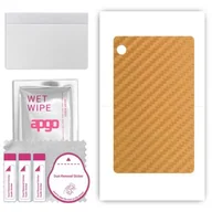 Akcesoria do tabletów i e-booków - folia naklejka skórka strukturalna na TYŁ do Huawei MatePad T8 LTE Kirin - Carbon Złoty - apgo SKINS - miniaturka - grafika 1