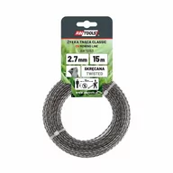 Akcesoria do kos i kosiarek - awtools żyłka tnąca classic 2,4x15m/skręcana - miniaturka - grafika 1