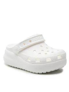 Buty dla chłopców - Crocs Klapki Classic Crocs Cutie Clog 207708 Biały - grafika 1