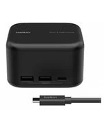 Stacje dokujące i replikatory portów - belkin Stacja Dokująca GaN 6w1 USB-A USB-C Eth HDMI PD - miniaturka - grafika 1