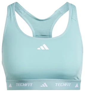 adidas Damski biustonosz Powerreact Training Medum Support Techfit, XS C-D - Biustonosze - miniaturka - grafika 1