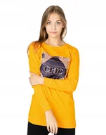 Bluzy damskie - Długa Bluza Tunika Damska Bawełniana 247-09 r M - miniaturka - grafika 1