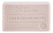 Mydła - Le Chatelard, mydło marsylskie Mleczko ze słodkich migdałów, 100 g - miniaturka - grafika 1