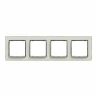 Wyłączniki światła i elektryczne - Ramka poczwórna biały szkło SEDNA DESIGN SCHNEIDER ELECTRIC - miniaturka - grafika 1
