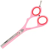 Nożyczki fryzjerskie - GEPARD Degażówki praworęczne offset fryzjerskie do strzyżenia włosów do salonu linia Superior - miniaturka - grafika 1