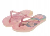 Klapki i japonki damskie - Havaianas Klapki Dziecięce Różowe Z Postaciami Z Bajki 25-26 J1A - miniaturka - grafika 1