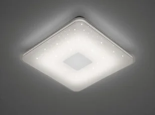 Trio Leuchten Nowoczesny kwadratowy plafon biały wbudowany LED ściemniany - Samurai - Lampy sufitowe - miniaturka - grafika 1