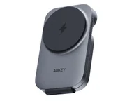 Ładowarki do telefonów - AUKEY Ładowarka indukcyjna 3w1 Qi2.0 15W MagSafe/Magnetic - miniaturka - grafika 1