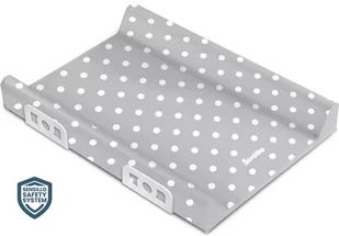 Przewijak Usztywniany Safety System 70 Cm –  Patterns Kropki Szare - Przewijaki - miniaturka - grafika 1