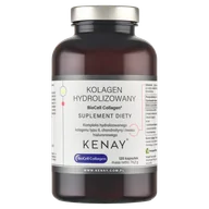 Włosy, skóra, paznokcie - Kenay Kolagen Hydrolizowany Typu II Biocell Collagen, 120 kapsułek - miniaturka - grafika 1