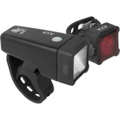 Lampki rowerowe - Axa zestaw lampek rowerowych Niteline T4 R - miniaturka - grafika 1