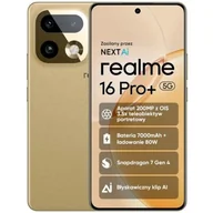 Telefony komórkowe - Realme 16 Pro+ 5G 8/256GB Złoty - miniaturka - grafika 1