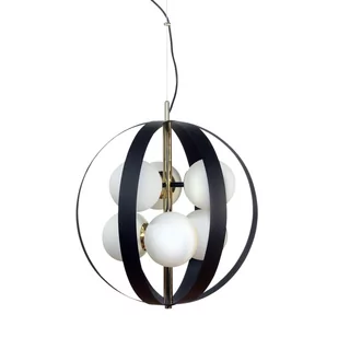 Ozdobna, czarno-złota lampa wisząca do salonu ZM 1138 z serii NELA - Lampy sufitowe - miniaturka - grafika 2