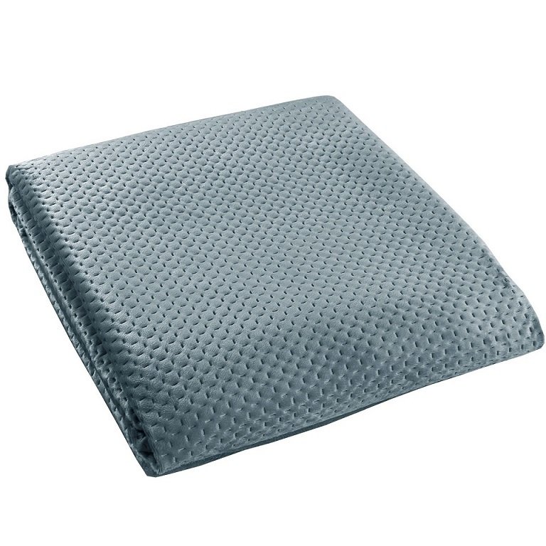 Narzuta na łóżko, pikowana, nowoczesna, velvet premium 170x210cm Grey 41