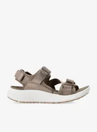 Sandały damskie - Sandały turystyczne damskie Keen Elle Sport Backstrap - brindle/star white - miniaturka - grafika 1
