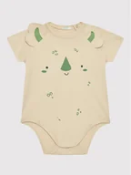 Body dla niemowląt - United Colors Of Benetton Body dziecięce 3P4ZAB001 Beżowy Regular Fit - miniaturka - grafika 1