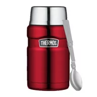 Termosy - Thermos Termos na jedzenie 710 ml z łyżką czerwony 173051 - miniaturka - grafika 1