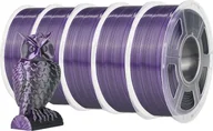 Filamenty i akcesoria do drukarek 3D - Filament do drukarek 3D JAYO Rainbow, opcje dwukolorowe, średnica 1,75 mm, SILK Black Purple - miniaturka - grafika 1