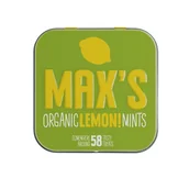 Cukierki - Max's Organic Miętuski cytrynowe Lemon Mints 35g BIO - miniaturka - grafika 1