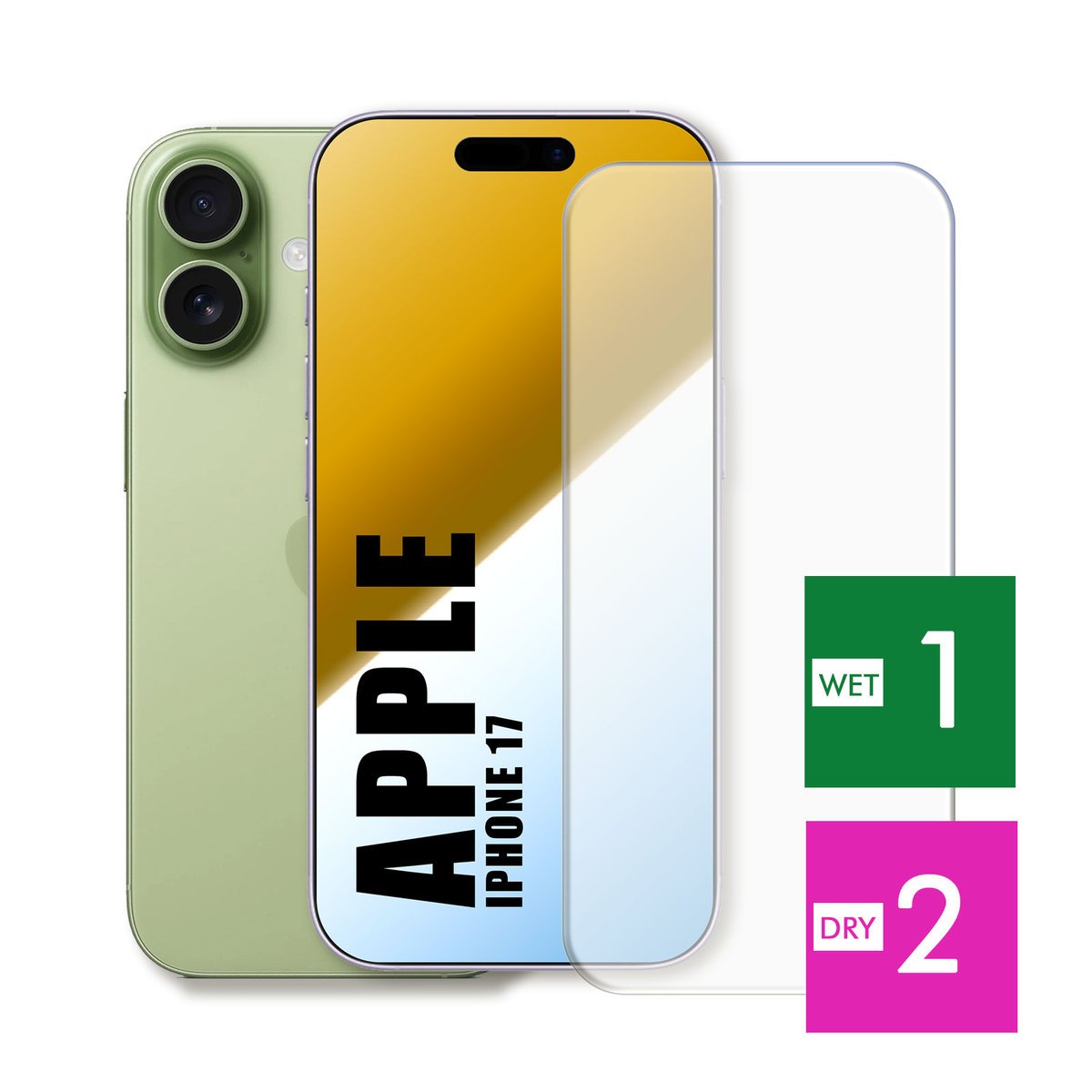 SZKŁO HARTOWANE DO APPLE IPHONE 17 SZYBKA 9H OCHRONNE PANCERNE