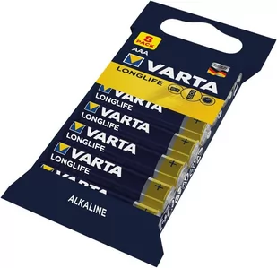 Varta Baterie alkaliczne R3 AAA 8szt longlife BAVA 4103 8PACK (04103101328) - Baterie i akcesoria - miniaturka - grafika 2