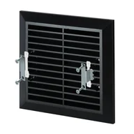 Kratki wentylacyjne - Osłona wentylacyjna 14x14 TUS czarna - miniaturka - grafika 1