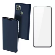 Etui i futerały do telefonów - Dux Ducis Etui szkło pełne do Motorola Moto G9 Power niebieski - miniaturka - grafika 1