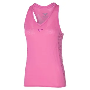 Damski podkoszulek Mizuno Aero Tank Wild Orchid M - Koszulki i topy damskie - miniaturka - grafika 1