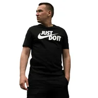 Koszulki męskie - Koszulka Męska Nike M Nsw Tee New Just Do It Swoosh - miniaturka - grafika 1