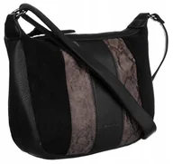 Torebki damskie - Listonoszka damska ze skóry ekologicznej - David Jones - miniaturka - grafika 1