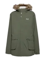 Kurtki i płaszcze dla chłopców - Jack Wolfskin Chłopięce Elk Island 3 w 1 Parka, Thyme Green, 104 - miniaturka - grafika 1