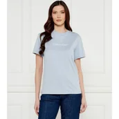 Koszulki i topy damskie - Calvin Klein T-shirt HERO LOGO | Regular Fit - miniaturka - grafika 1