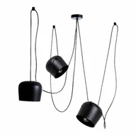 Lampy sufitowe - Wisząca lampa nad stół Spider ABR-SHIL-E27 Abruzzo regulowana czarna - miniaturka - grafika 1