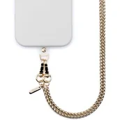 Pozostałe akcesoria do telefonów - Smycz do telefonu CRONG Phone Crossbody Złoty - miniaturka - grafika 1