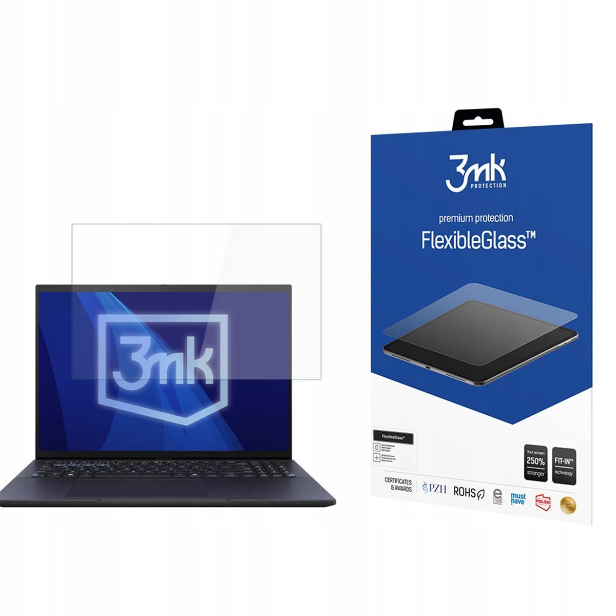 Szkło hybrydowe na ekran do Asus ExpertBook B3 (B3605CVA/B3605CCA) 3mk Flex