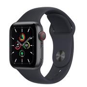 Smartwatch - Apple Watch SE Cellular 40mm Gwiezdna szarość z opaską sportową w kolorze północy - miniaturka - grafika 1