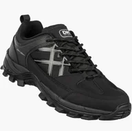 Półbuty męskie - Sneakersy Męskie Buty Sportowe Niskie Półbuty Czarne DK Baron Czarny 45 - miniaturka - grafika 1