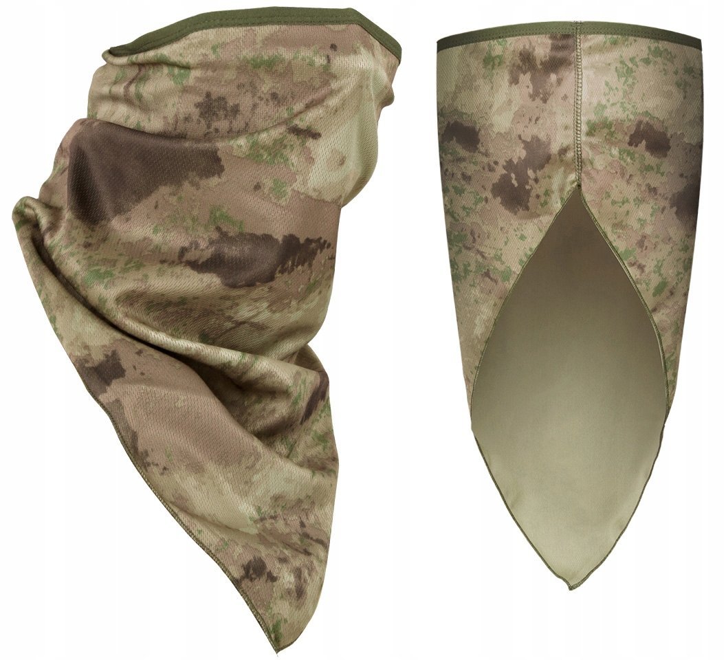 Mil-Tec Chusta Wielofunkcyjna Scarf Maska Komin 48X23 Mesh Fg Cam A-Tacs